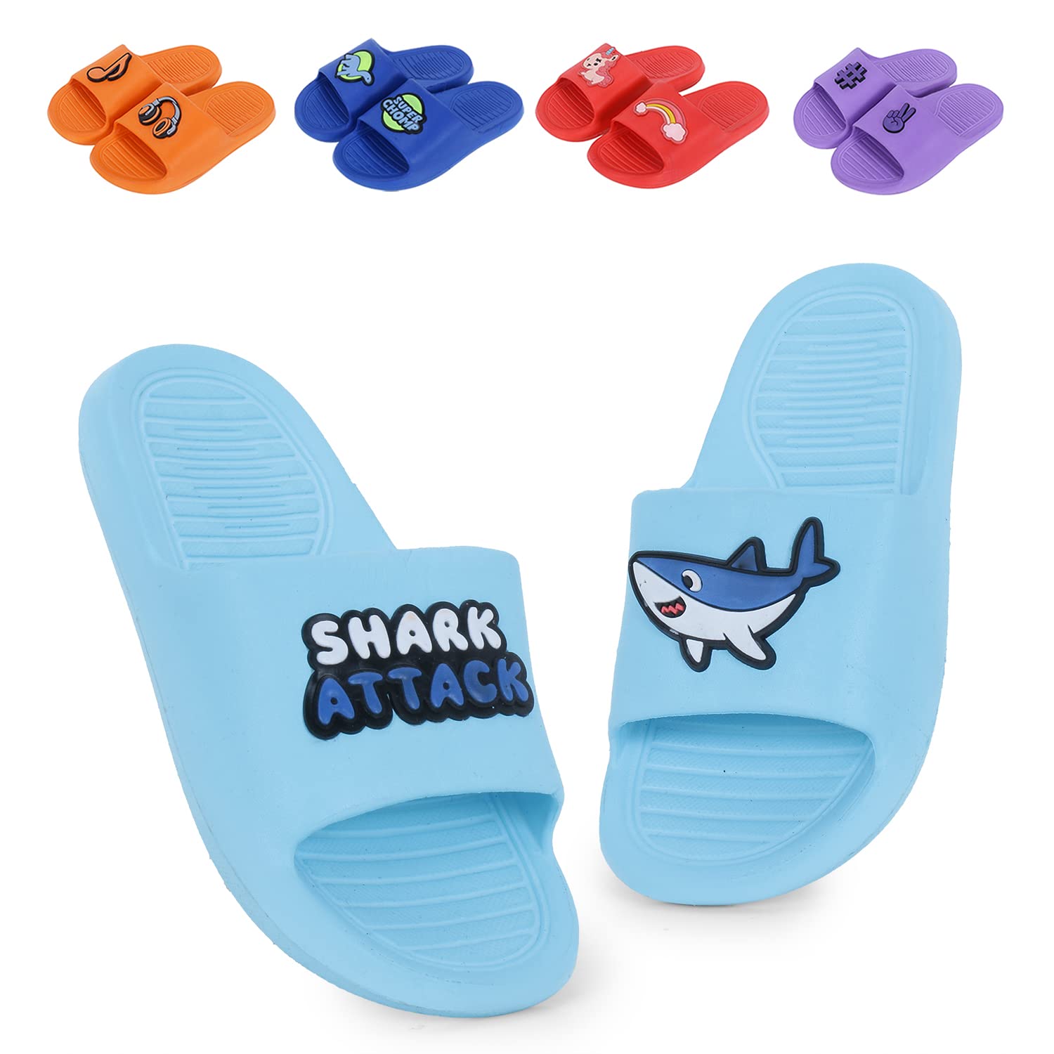 DOCTOR EXTRA SOFT Unisex-Child Kids Rainy Monsoon Flip-Flop Sliders Soft Comfort