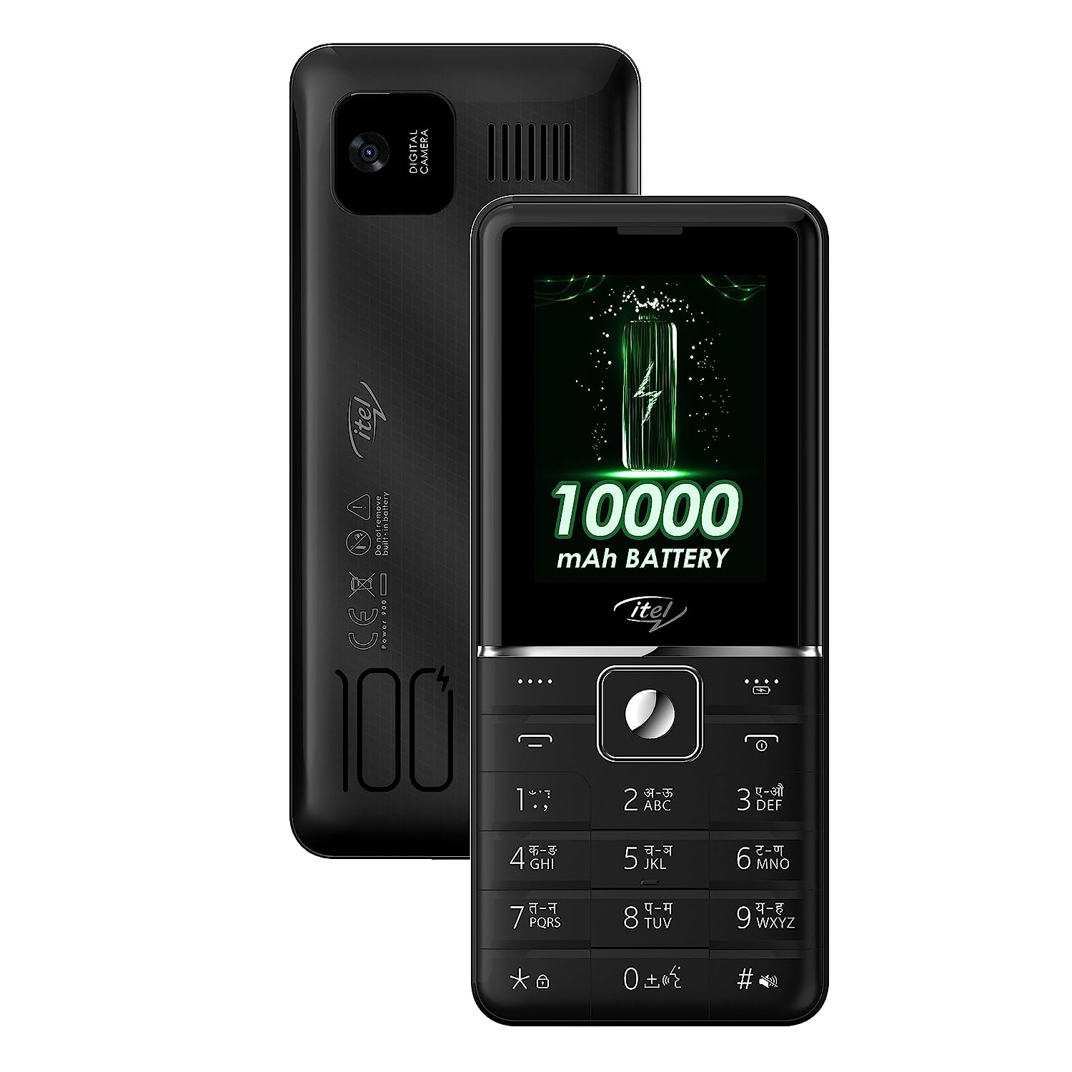 Itel Power 900 Power Bank Mobile Phone,10000 mAh with 7 Months Battery Back up, 