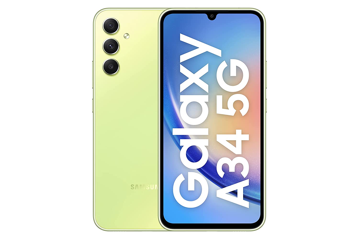 Samsung Galaxy A34 5G (Awesome Lime, 8GB, 256GB Storage) | 48 MP No Shake Cam (O