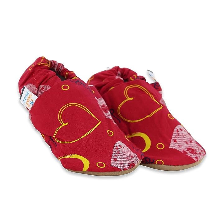 Neska Moda Baby Boys & Girls Cotton Anti Slip Indoor Slippers Booties For 6 To 1