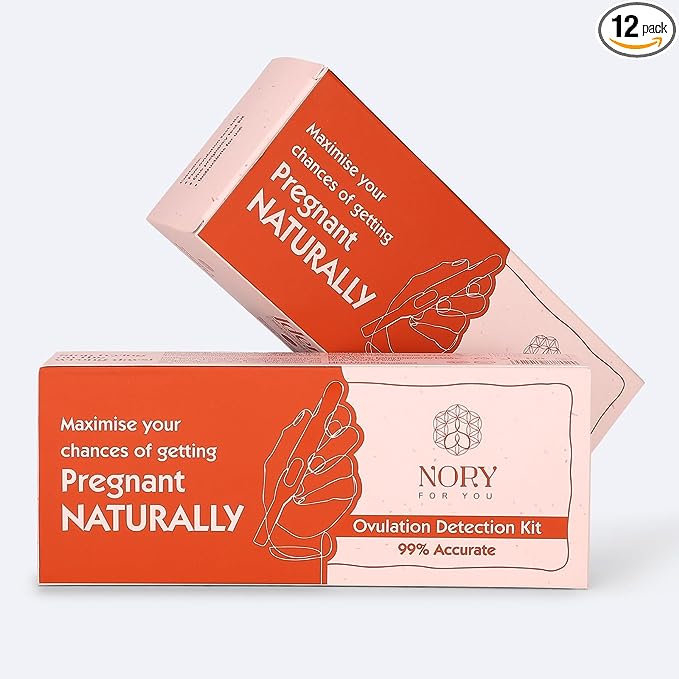 Nory Ovulation Test Kit of 10 Strips and 2 Pregnancy Kit Women Family Planning t