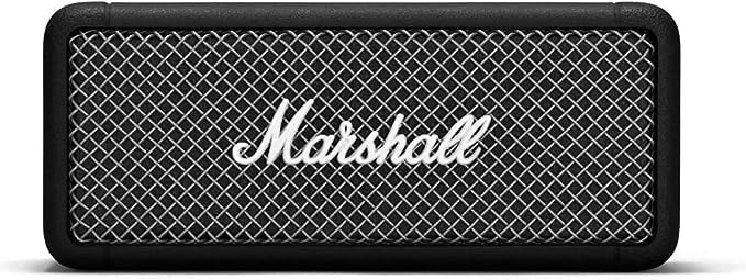 Marshall Emberton 20 Watt Wireless Bluetooth Portable Speaker (Black)