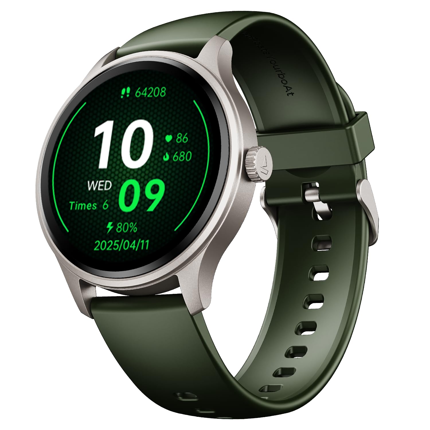 Boat Lunar Discovery Neo, 1.39" (3.5 cm) Round HD Display, Premium Metallic Fini