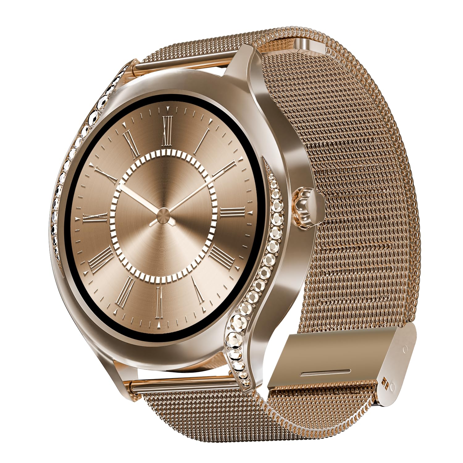 boAt Enigma Gem Women's Luxury Smart Watch w/ 1.19” (3.02cm) AMOLED Display, Eme