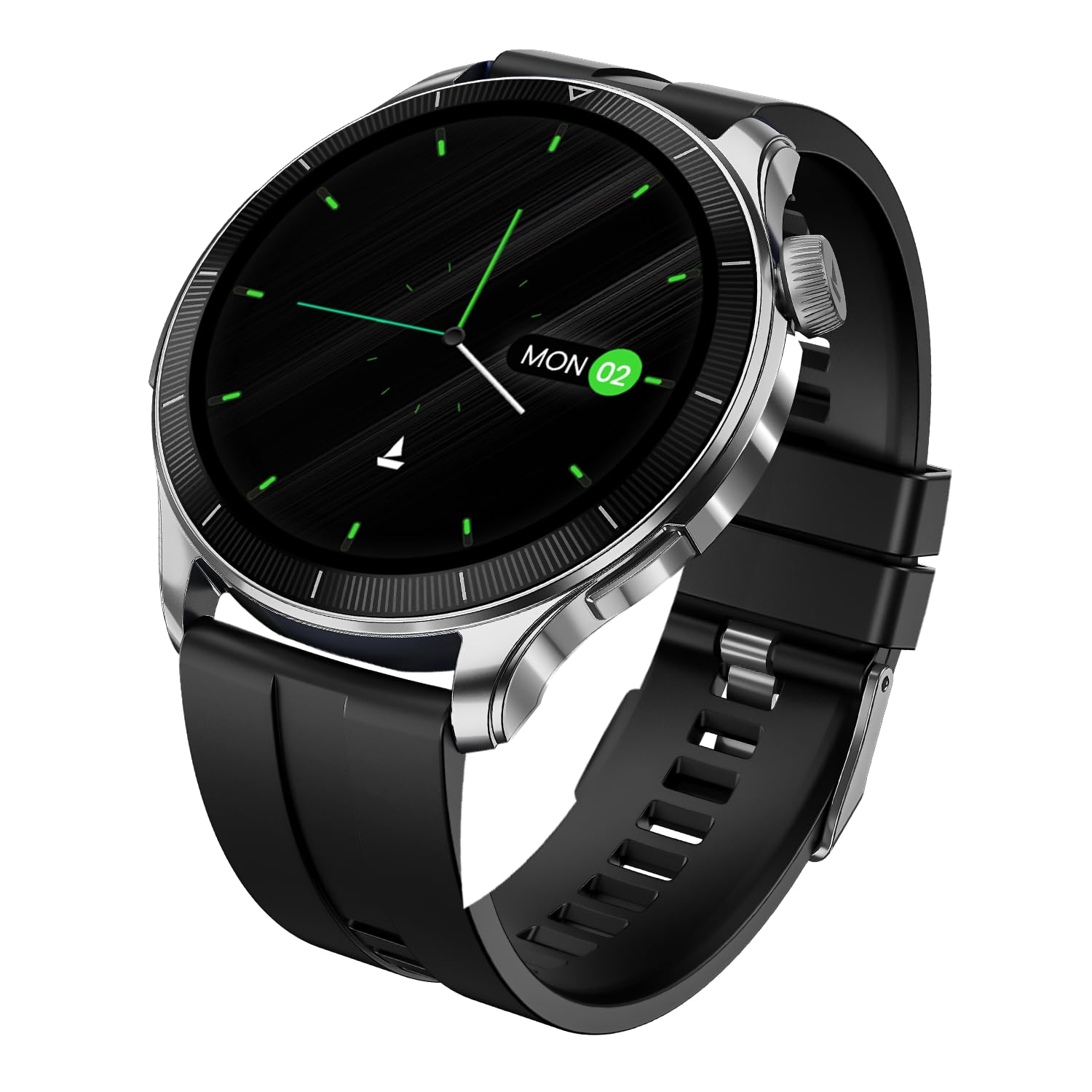 boAt Chrome Eon, 1.43” (3.63 cm) AMOLED Display, AI Coach Health Insights,Advanc