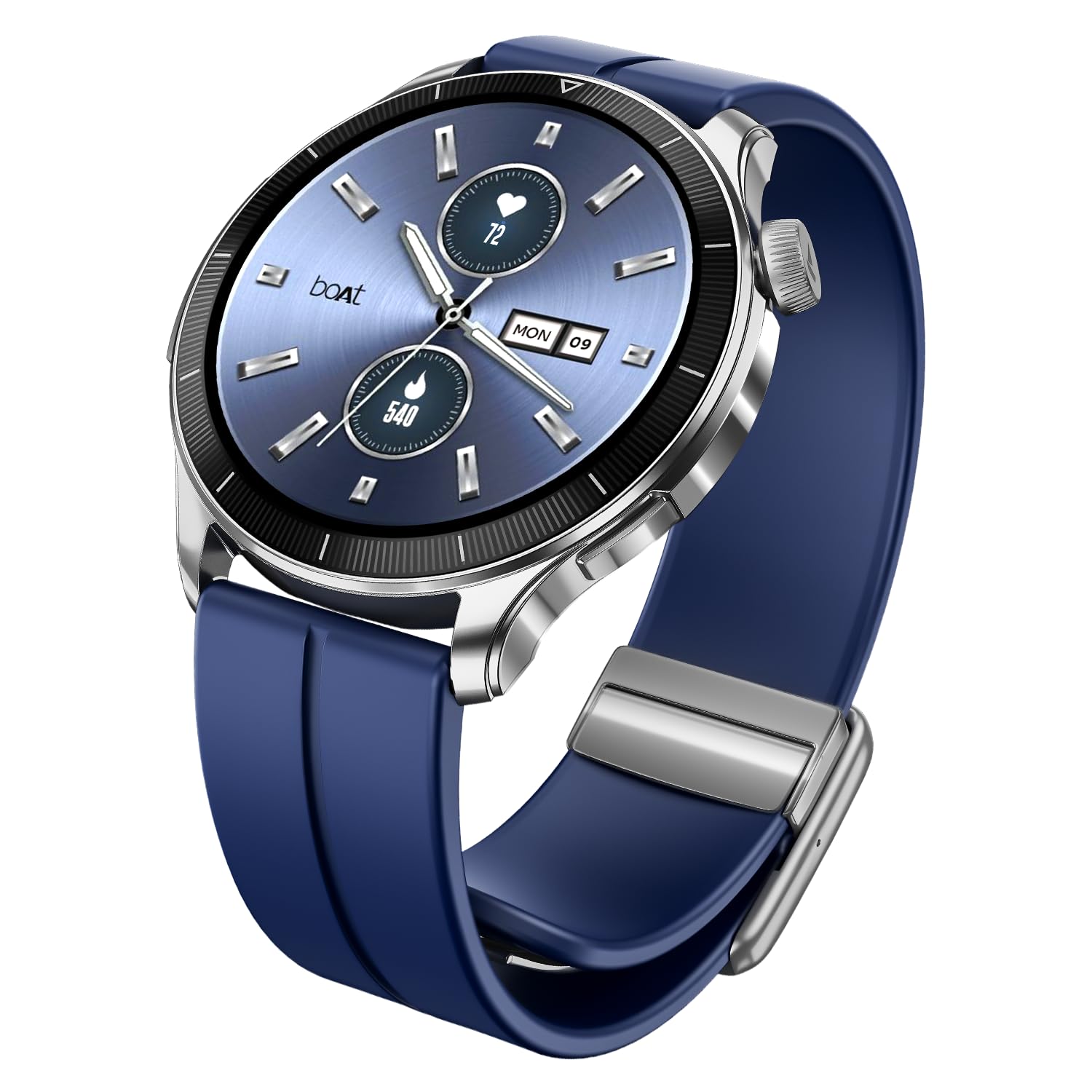 Boat Chrome Eon, 1.43” (3.63 cm) AMOLED Display, AI Coach Health Insights,Advanc