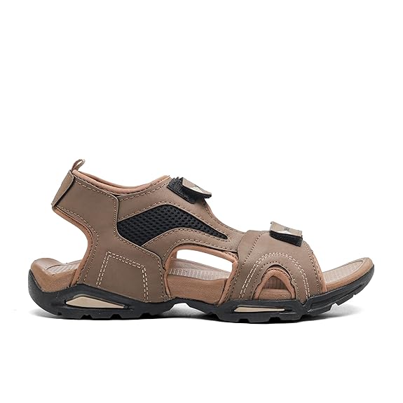ASIAN Vistara-47 Men’s Sandals with Adjustable Straps, Cushioned Footbed & Anti-
