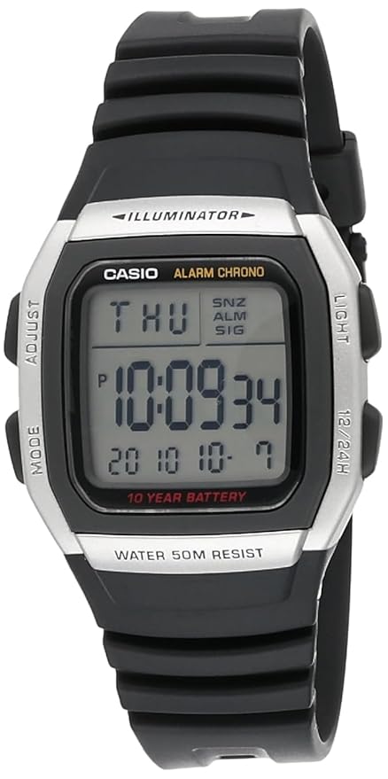 Casio Youth Series Digital Grey Dial Men's Watch - W-96H-1AVDF(D031)